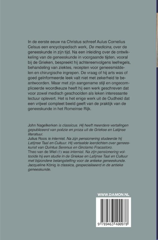 De geneeskunst achterkant