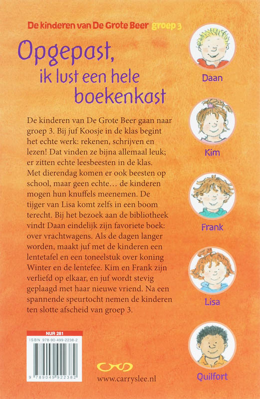 Opgepast, ik lust een hele boekenkast / De kinderen van De grote beer / 3 achterkant