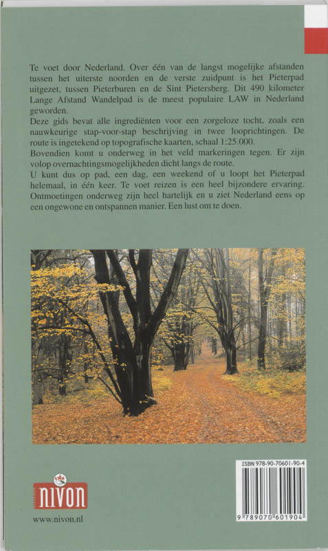 Pieterpad / Traject 2 Vorden -Maastricht / Traject / 2 achterkant