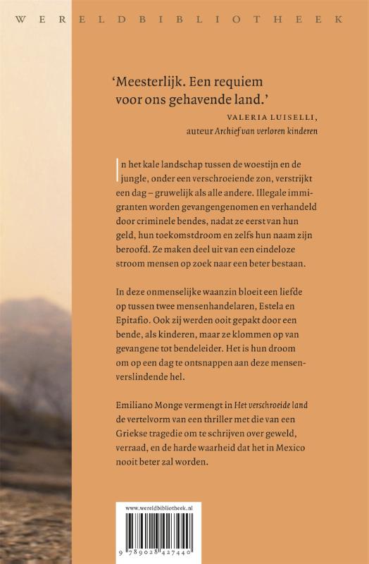 Het verschroeide land achterkant