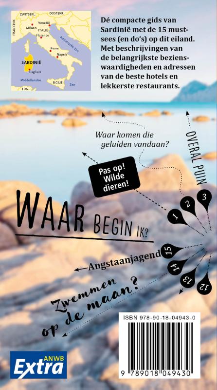 Sardinië / ANWB Extra achterkant