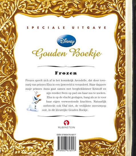 Frozen / Gouden Boekjes achterkant