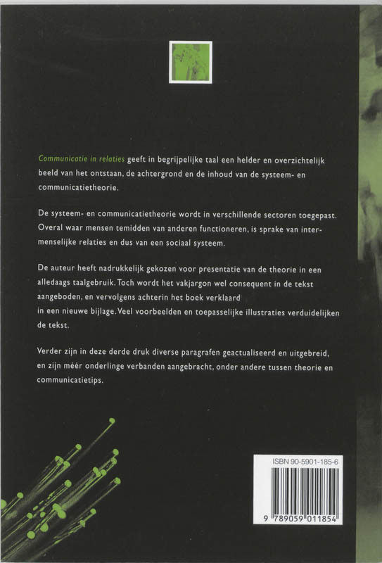 Communicatie in relaties achterkant