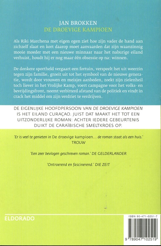 De droevige kampioen achterkant