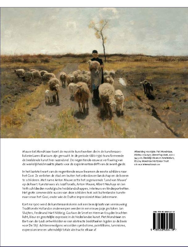 Mauve tot Mondriaan achterkant