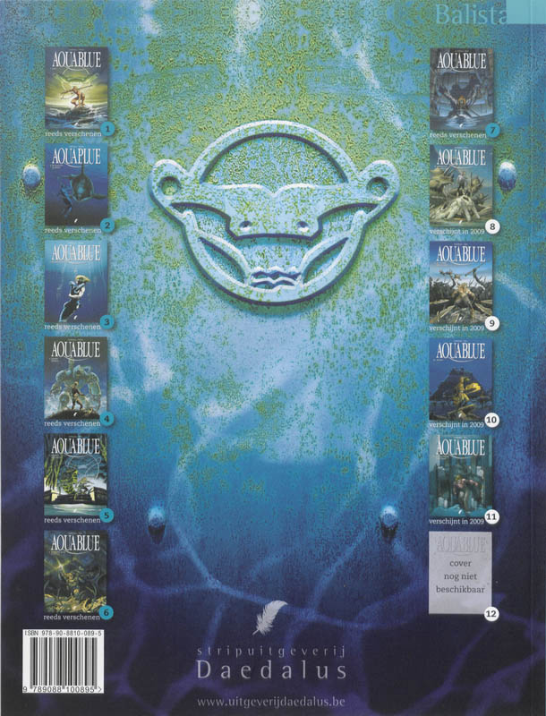 De witte ster / deel / Aquablue / 6-1 achterkant