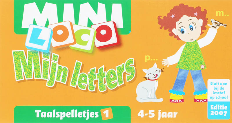 Mini Loco 1 Mijn letters Taalspelletjes