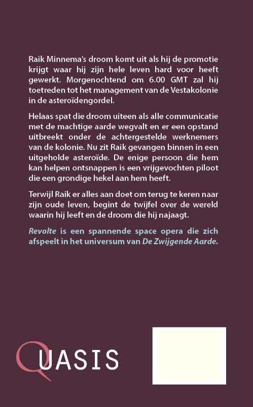 Revolte / De Zwijgende Aarde achterkant