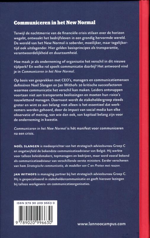 Communiceren In Het New Normal achterkant
