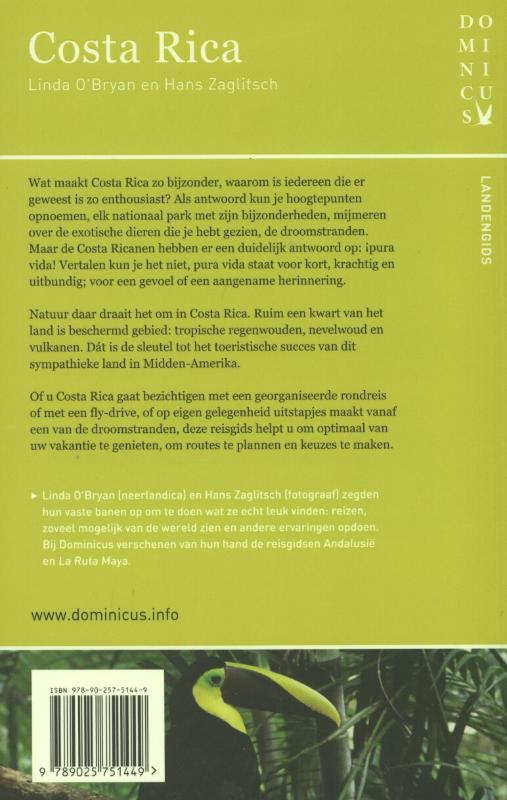 Costa Rica / Dominicus landengids achterkant