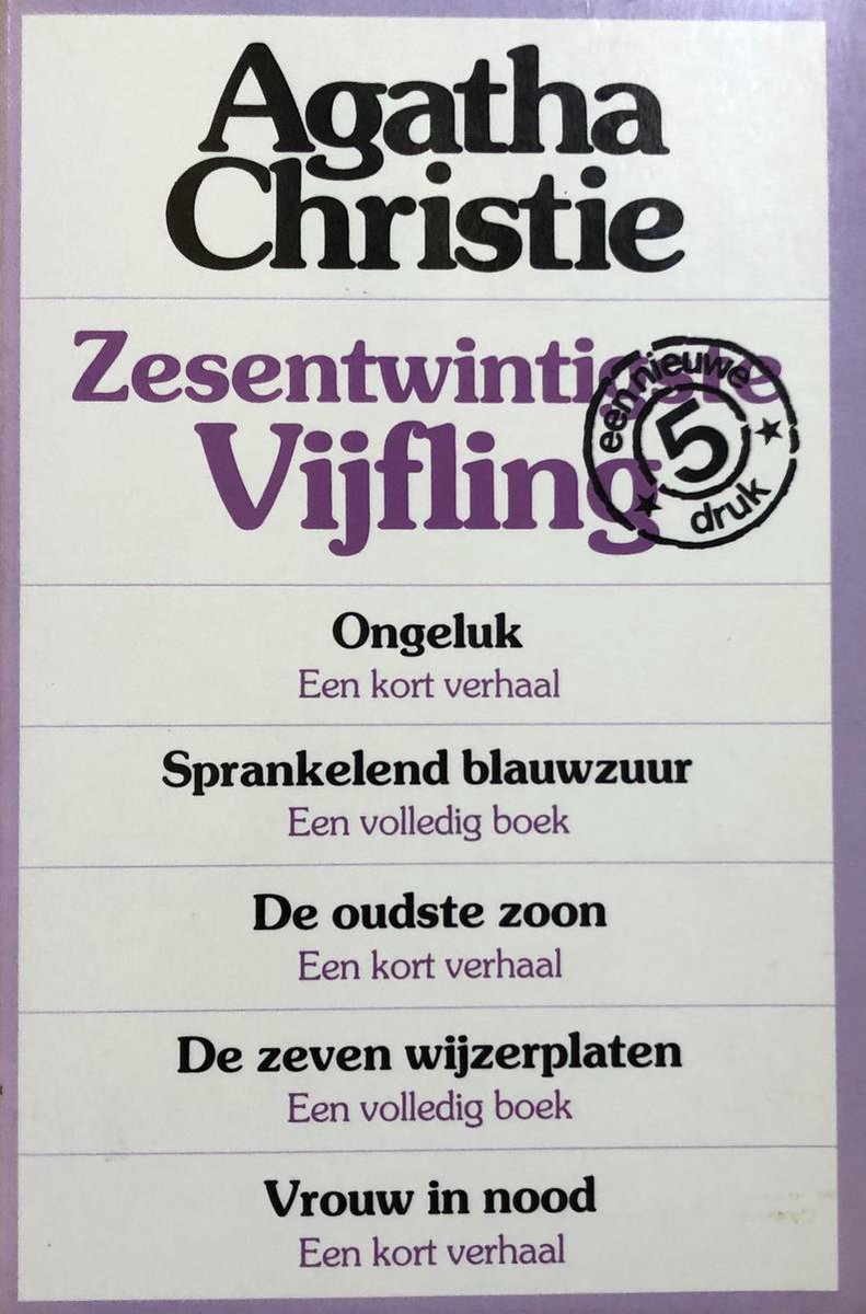 boekenbalie_9789024519675_cover Agatha Christie Vijfling - Volume 26 / Agatha Christie Vijfling / 26