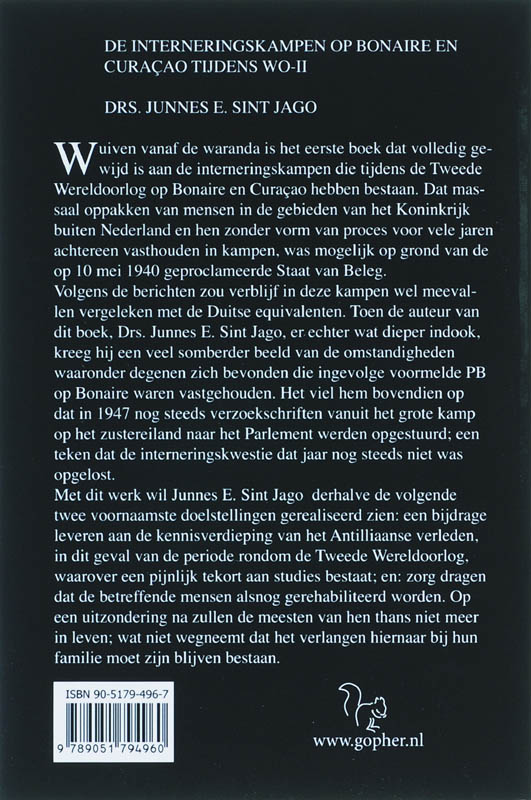 Wuiven vanaf de waranda achterkant