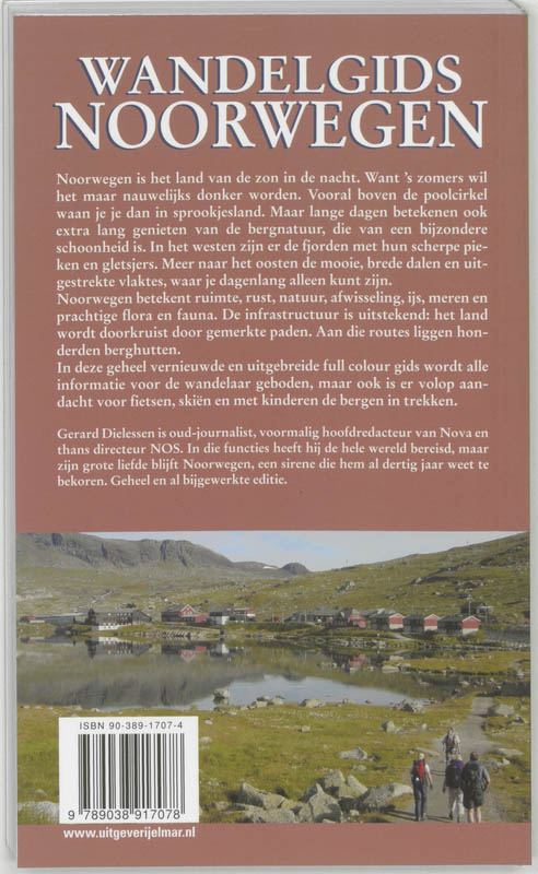 Wandelgids Noorwegen achterkant