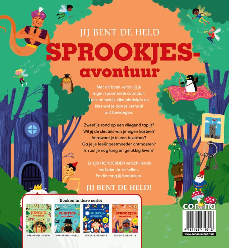 Sprookjesavontuur / Jij bent de held achterkant
