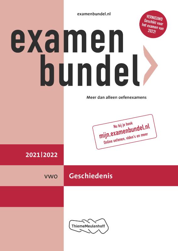 Examenbundel vwo Geschiedenis 2021/2022