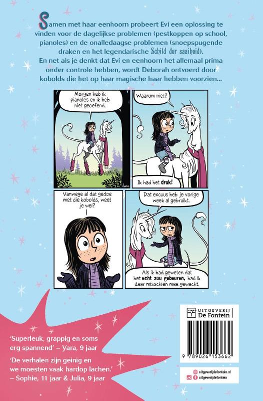 Evi maakt vrienden / Evi en eenhoorn / 3 achterkant