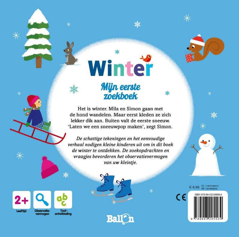 Winter / Mijn eerste zoekboek achterkant