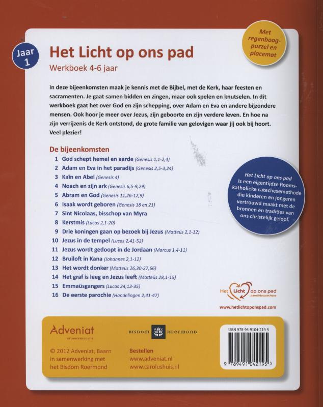 Het licht op ons pad 4- achterkant