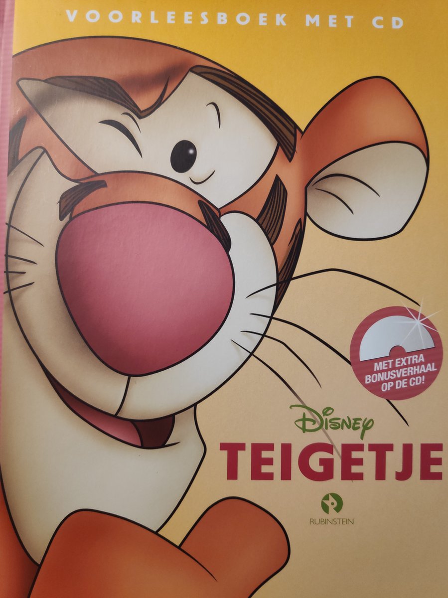 Disney Teigetje Voorleesboek Met Cd
