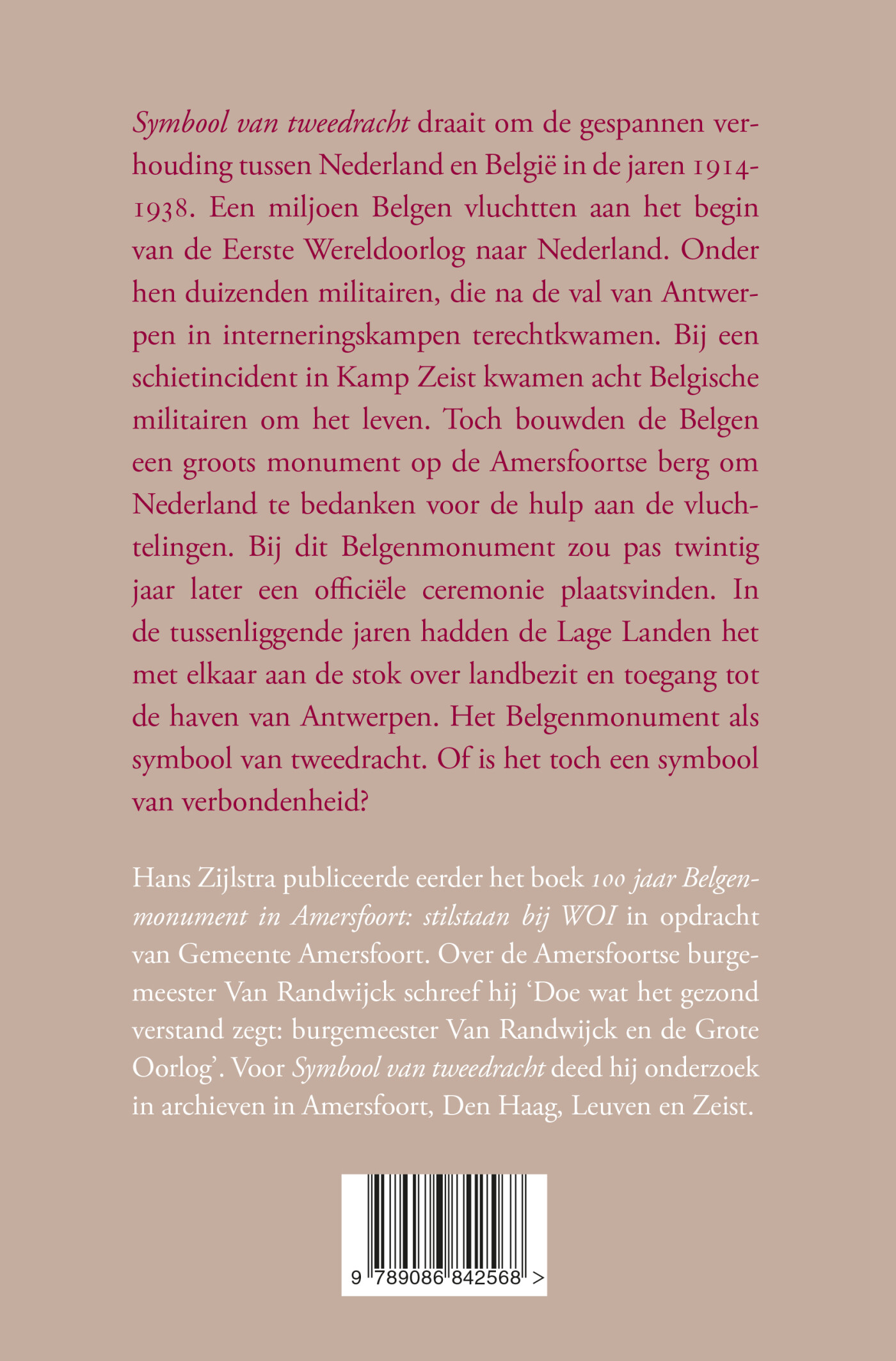 Symbool van tweedracht achterkant