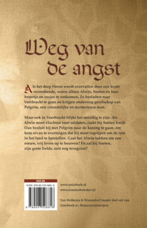 Weg van de angst achterkant