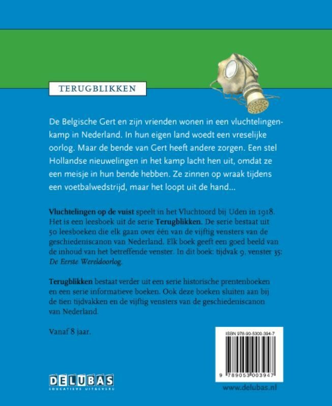 Vluchtelingen op de vuist / De eerste wereldoorlog / Terugblikken leesboeken / 35 achterkant