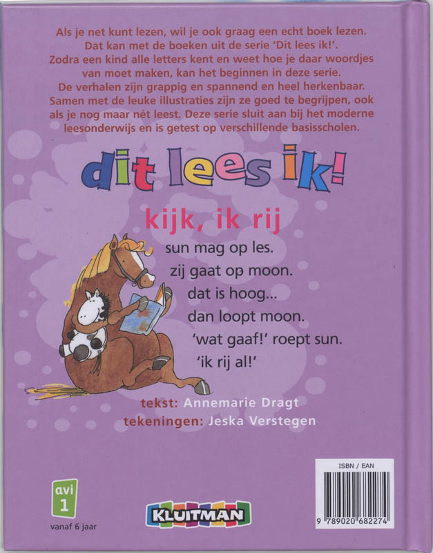 Kijk, ik rij / Dit lees ik! achterkant