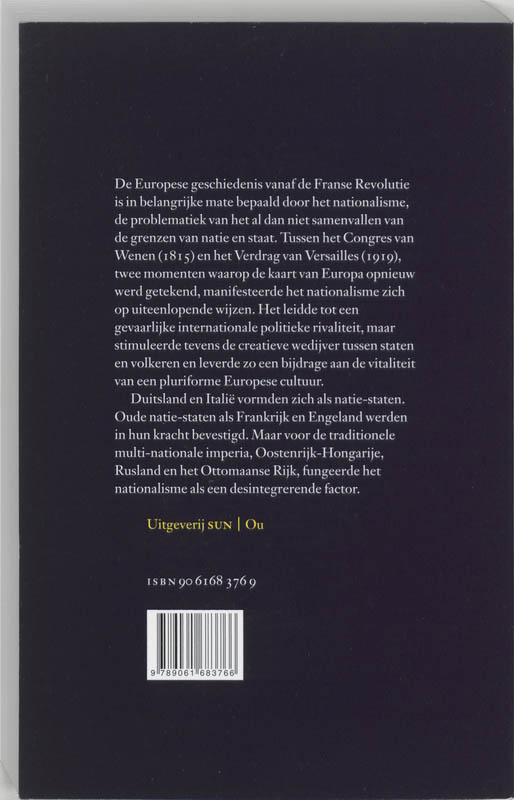 Veranderende grenzen nationalisme 1815-1919 Veranderende grenzen nationalisme 1815-1919 achterkant