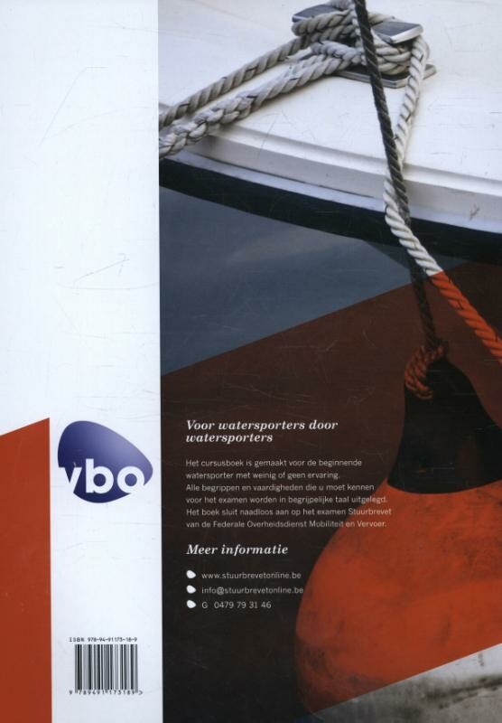 Cursusboek stuurbrevet / Cursusboek / Cursus Stuurbrevet achterkant