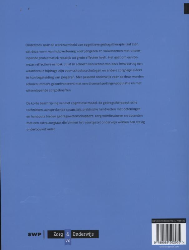 Waar begin je? / Zorg & onderwijs vo Waar begin je? / Zorg & onderwijs vo achterkant
