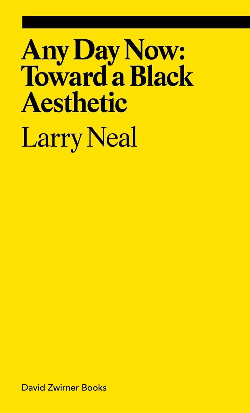 Any Day Now: Toward a Black Aesthetic / Ekphrasis
