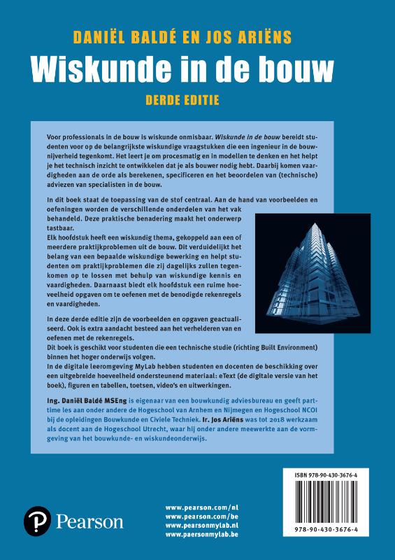 Wiskunde in de bouw Wiskunde in de bouw achterkant