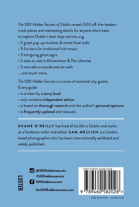 The 500 Hidden Secrets  -   The 500 hidden secrets of Dublin achterkant