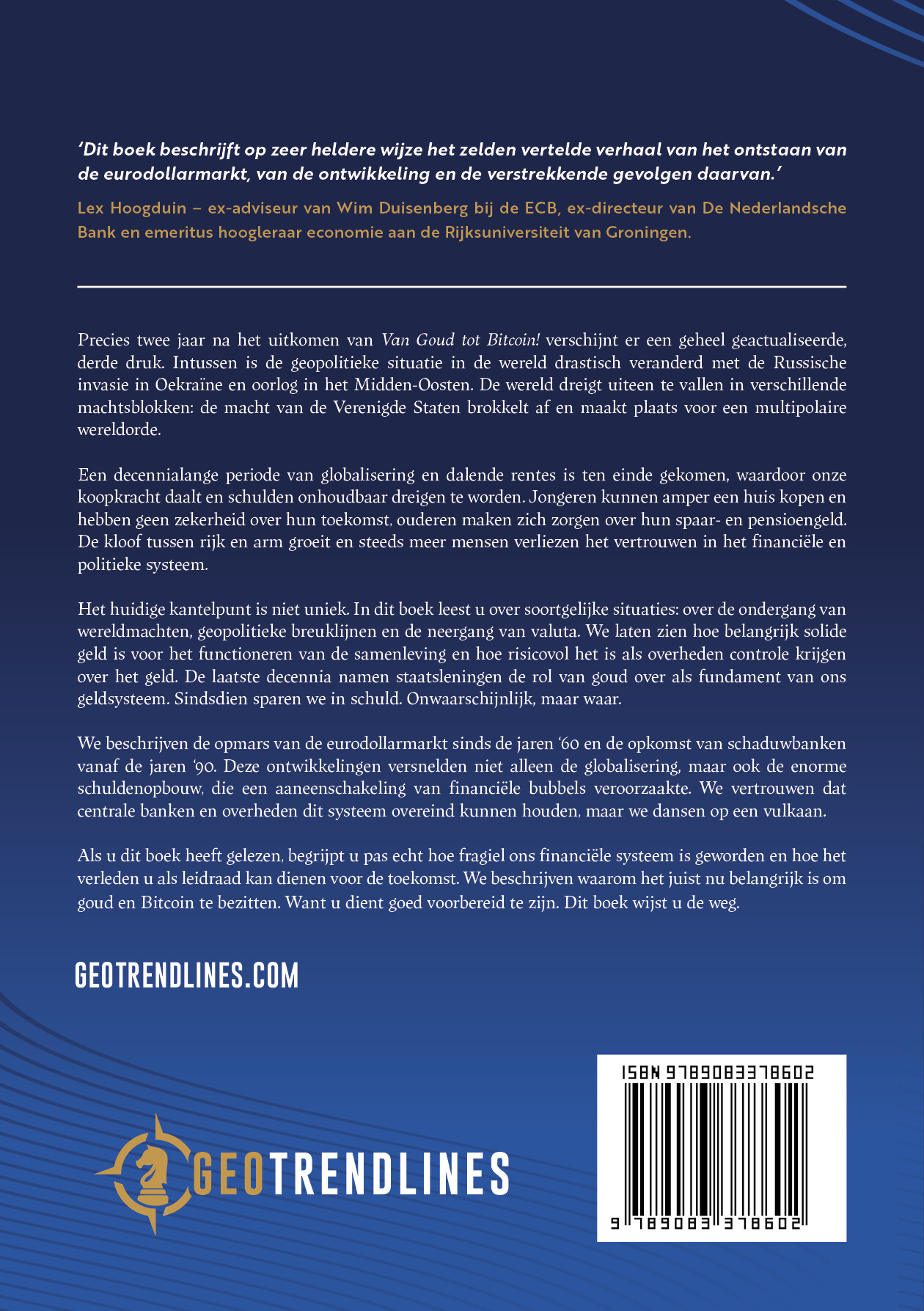 Van goud tot bitcoin! achterkant