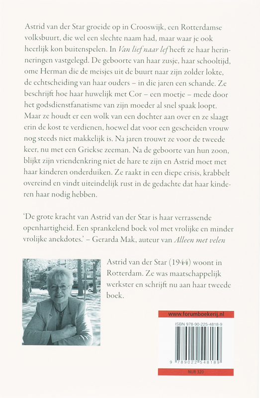 Van lief naar lef Van lief naar lef achterkant