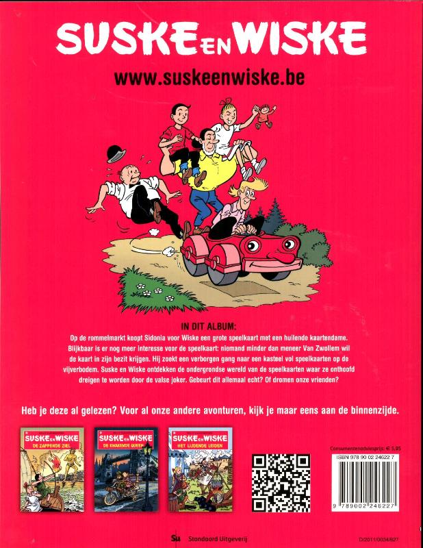 Suske en Wiske 101 - De kaartendans achterkant