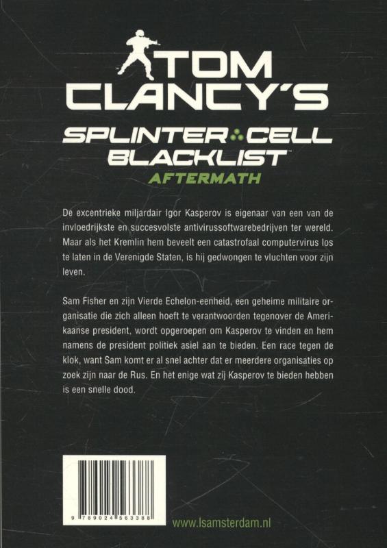 Splinter cell blacklist achterkant