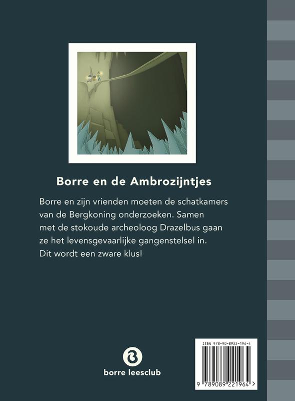 De Gestreepte Boekjes  -   Borre en de ambrozijntjes achterkant