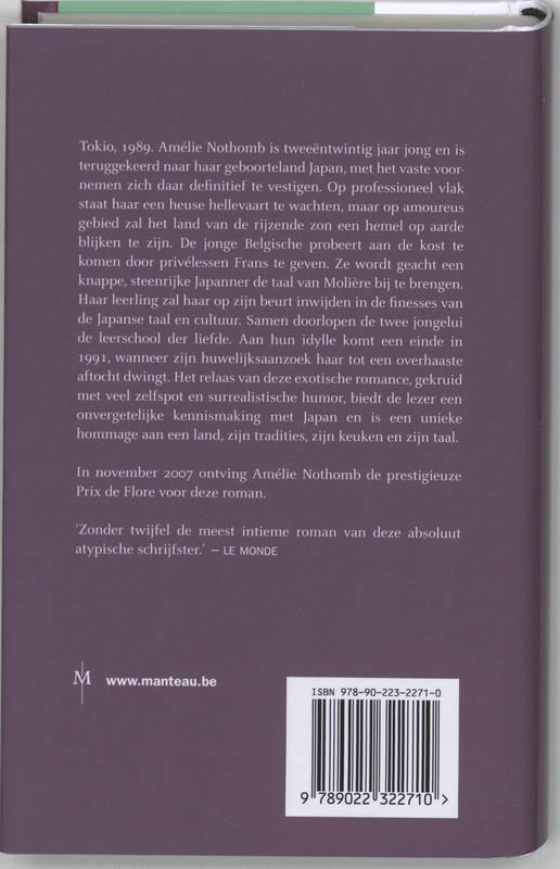 De verloofde van Sado De verloofde van Sado achterkant