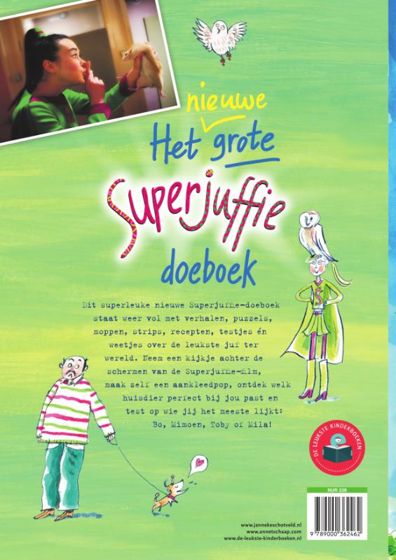 Het nieuwe grote Superjuffie doeboek / Superjuffie Het nieuwe grote Superjuffie doeboek / Superjuffie achterkant