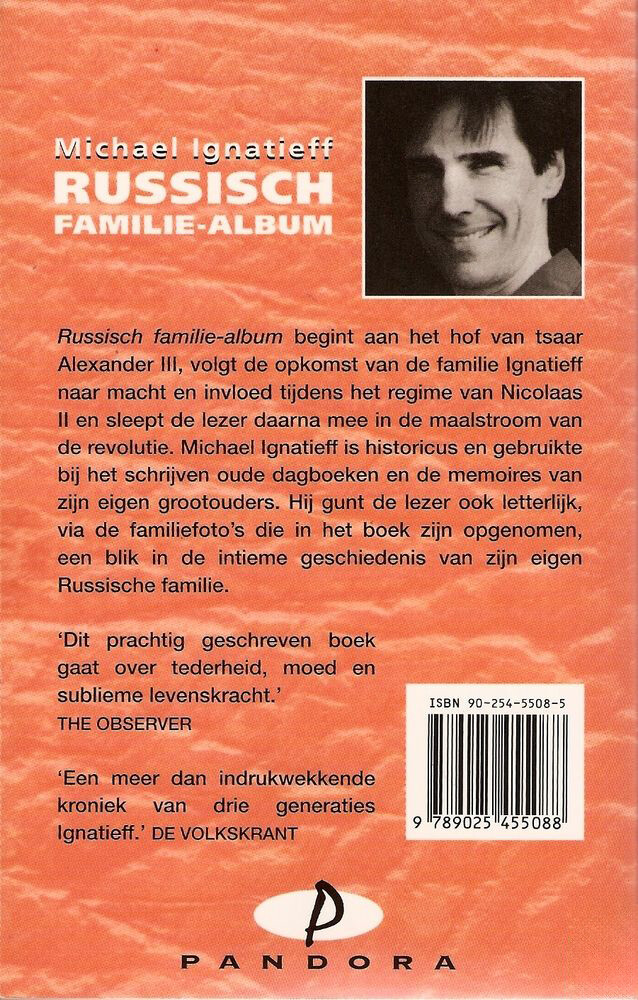 Russisch familiealbum / Pandora pockets achterkant