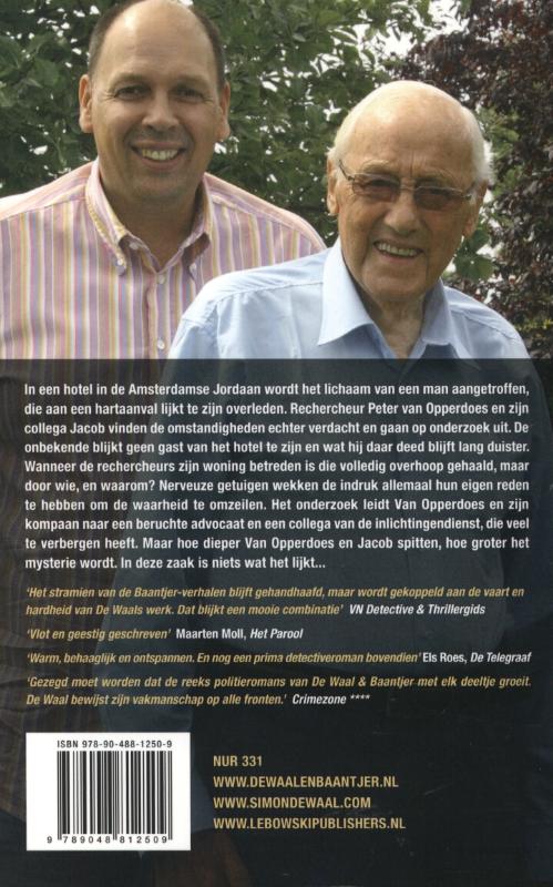 Een mes in de rug / De Waal & Baantjer / 6 Een mes in de rug / De Waal & Baantjer / 6 achterkant