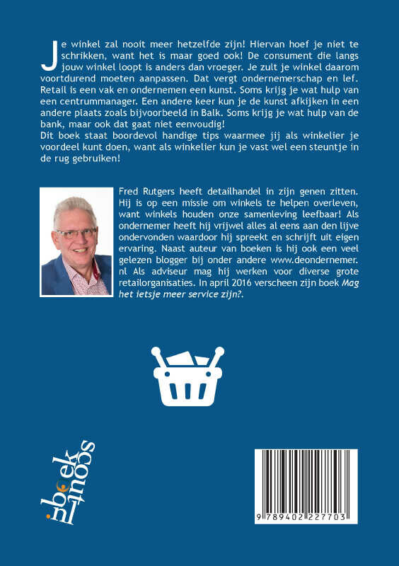 Je winkel zal nooit meer hetzelfde zijn en dat is maar goed ook! achterkant