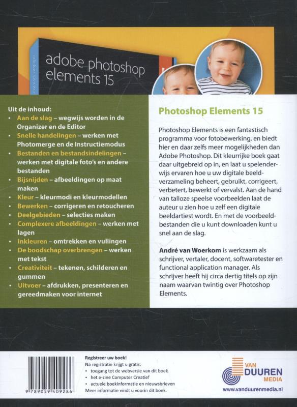 Ontdek photoshop elements 15 / Ontdek! achterkant