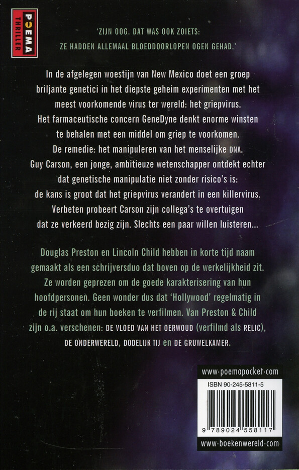 Virus achterkant