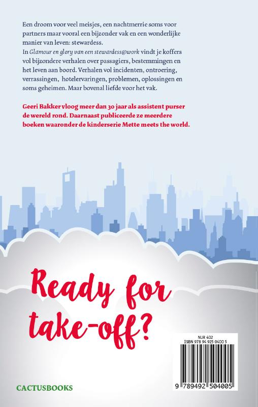 Glamour en glory van een stewardess@work Glamour en glory van een stewardess@work achterkant