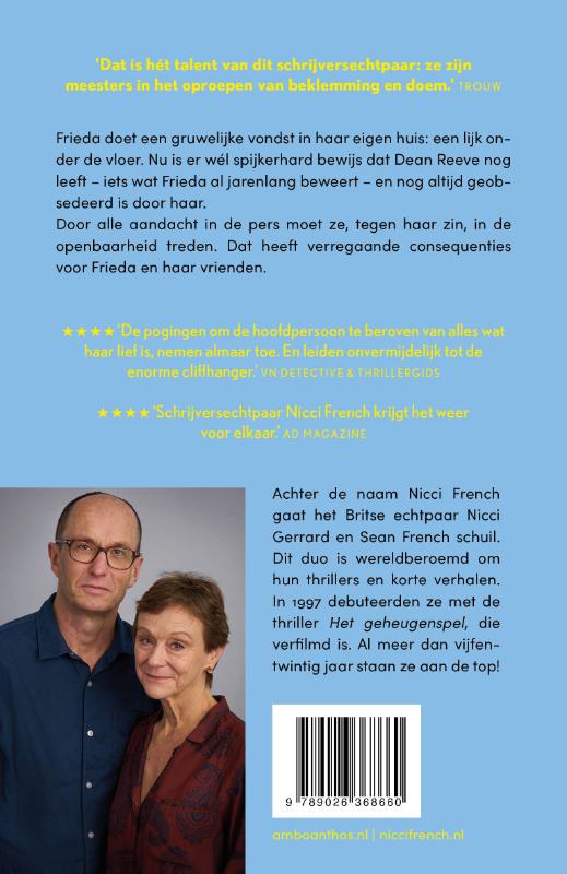 Zondagochtend breekt aan / Frieda Klein / 7 achterkant