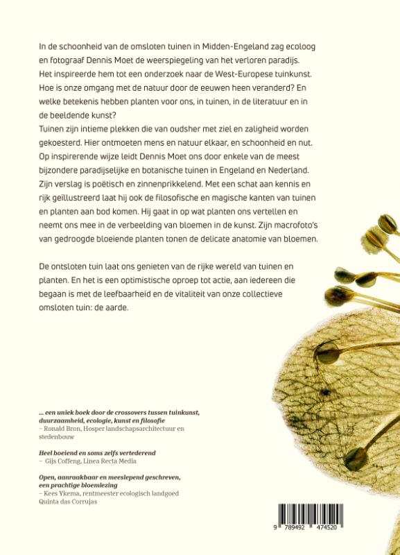 De ontsloten tuin achterkant