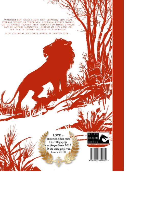 De leeuw / Love / 3 achterkant