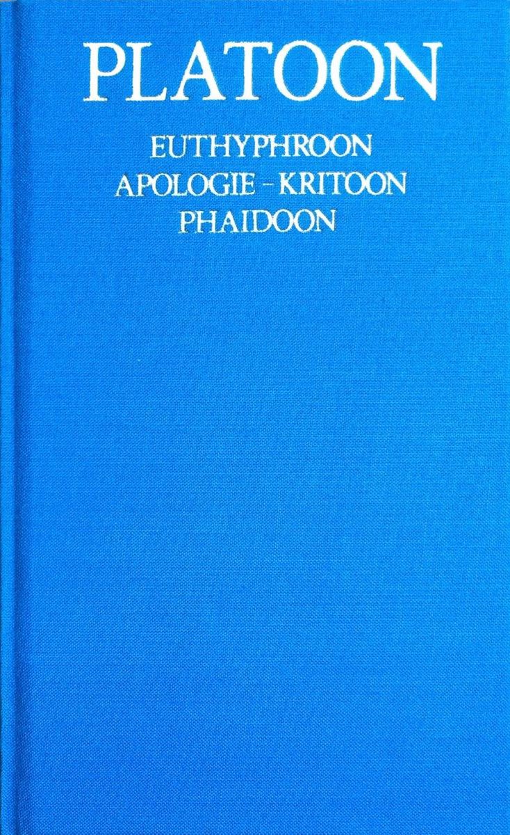 Platoon verzameld werk 2: euthyphroon ; apologie ; kritoon ; phaidoon